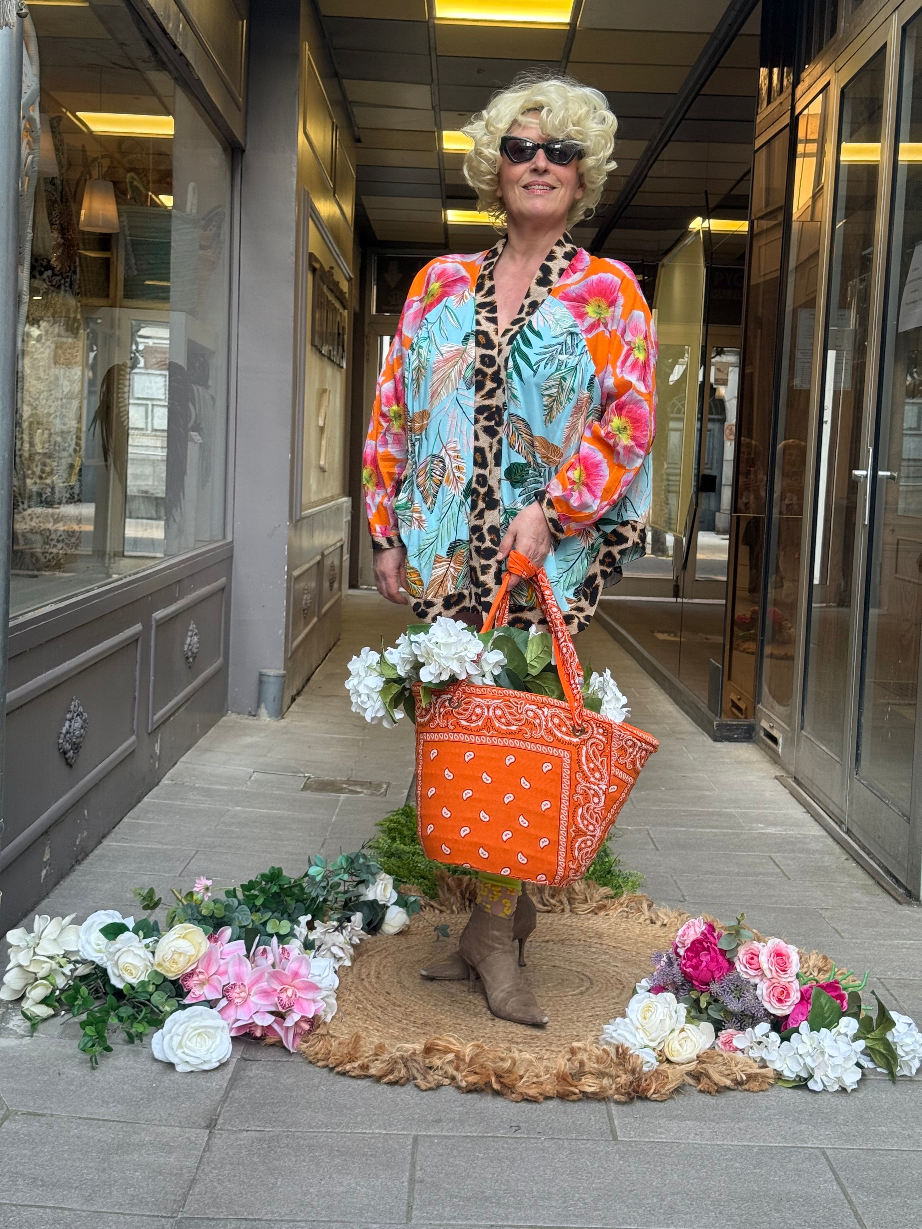 Kimono court Fleur de Pirate