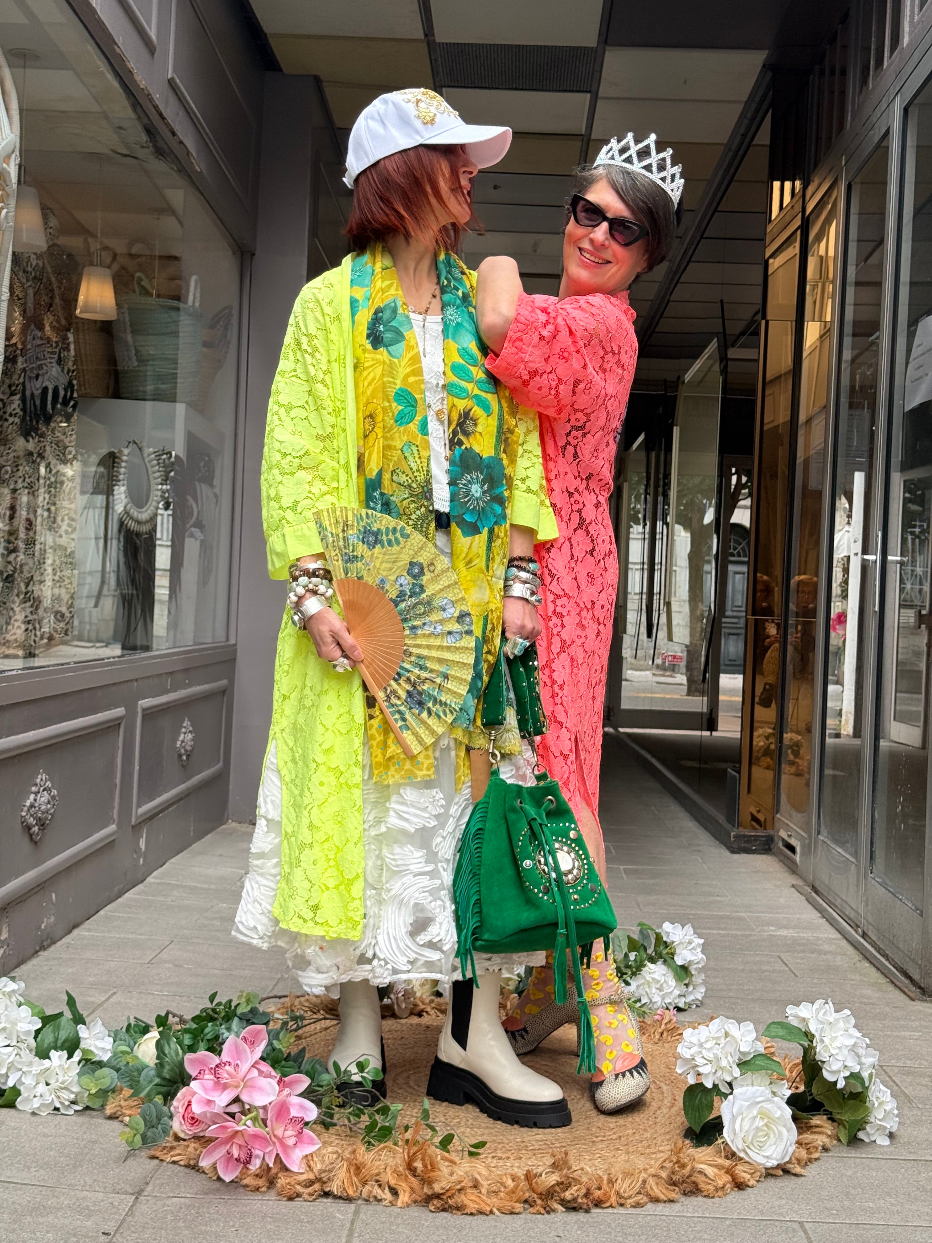 Grand Carré Modal Citron Amulette  Brokante