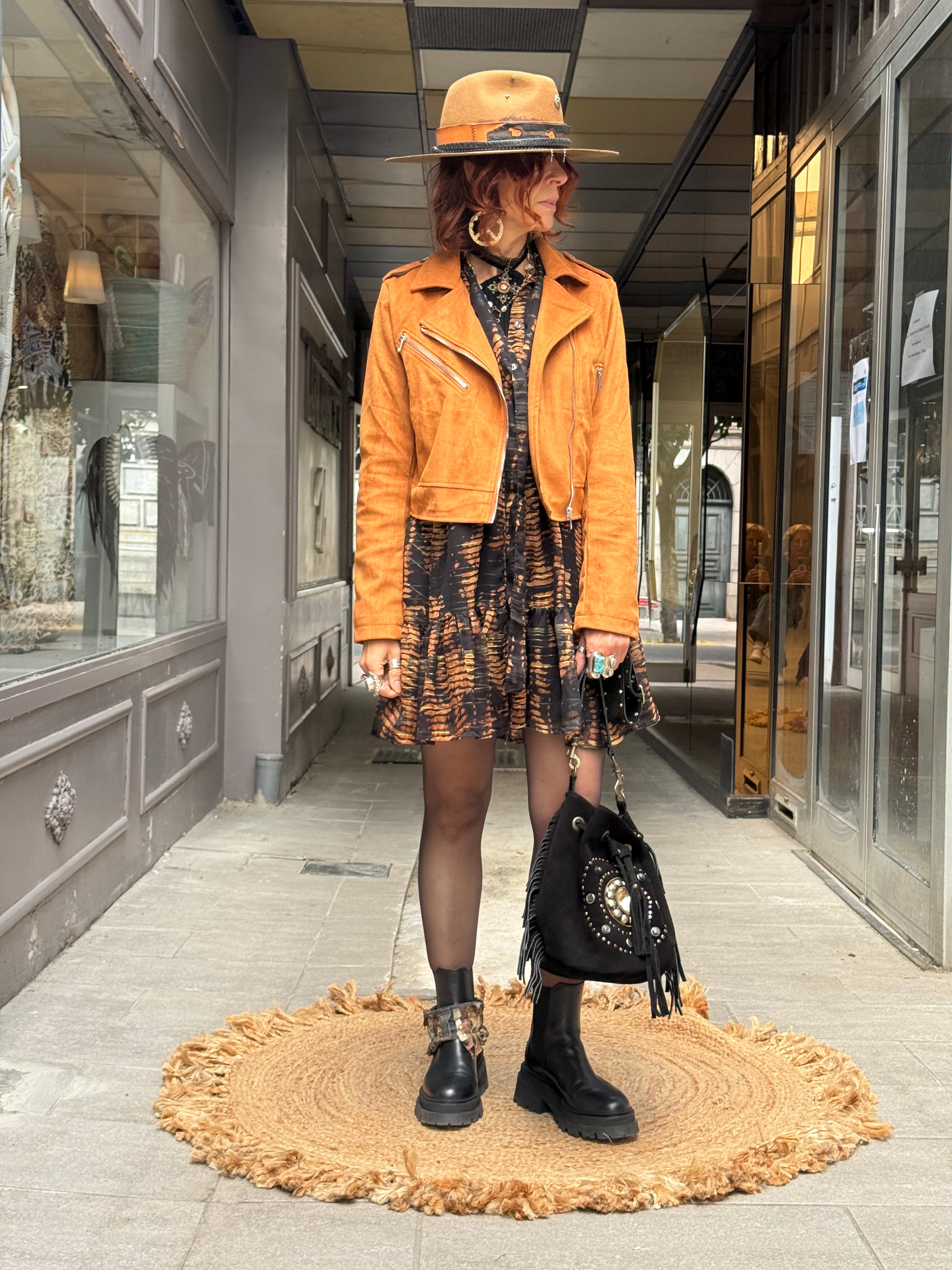 Blouson Perfecto Poupée de Soie