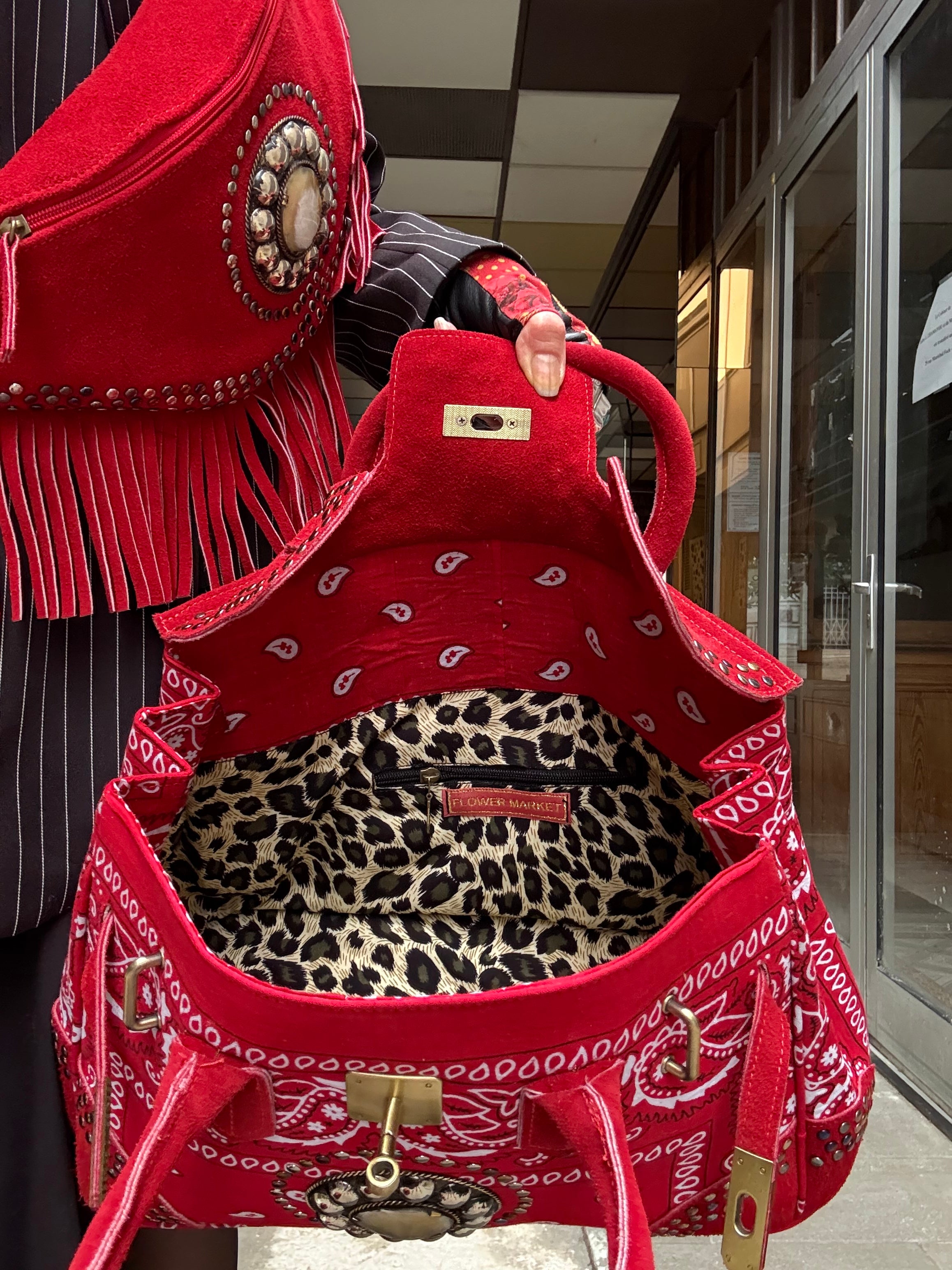 Mini Sac Kelly Bandana Flower Market