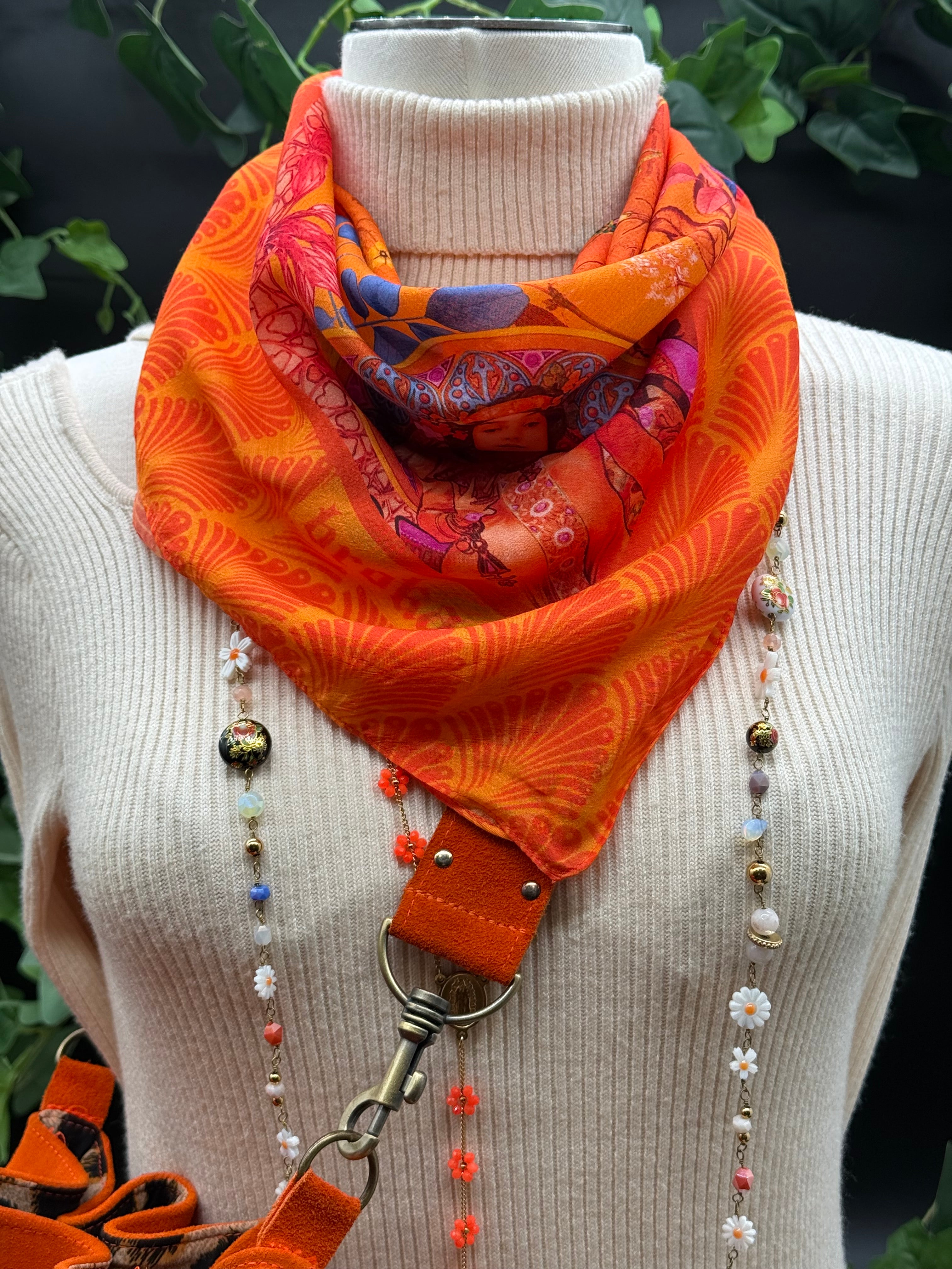 Carré Modal Guimard Cornaline Brokante