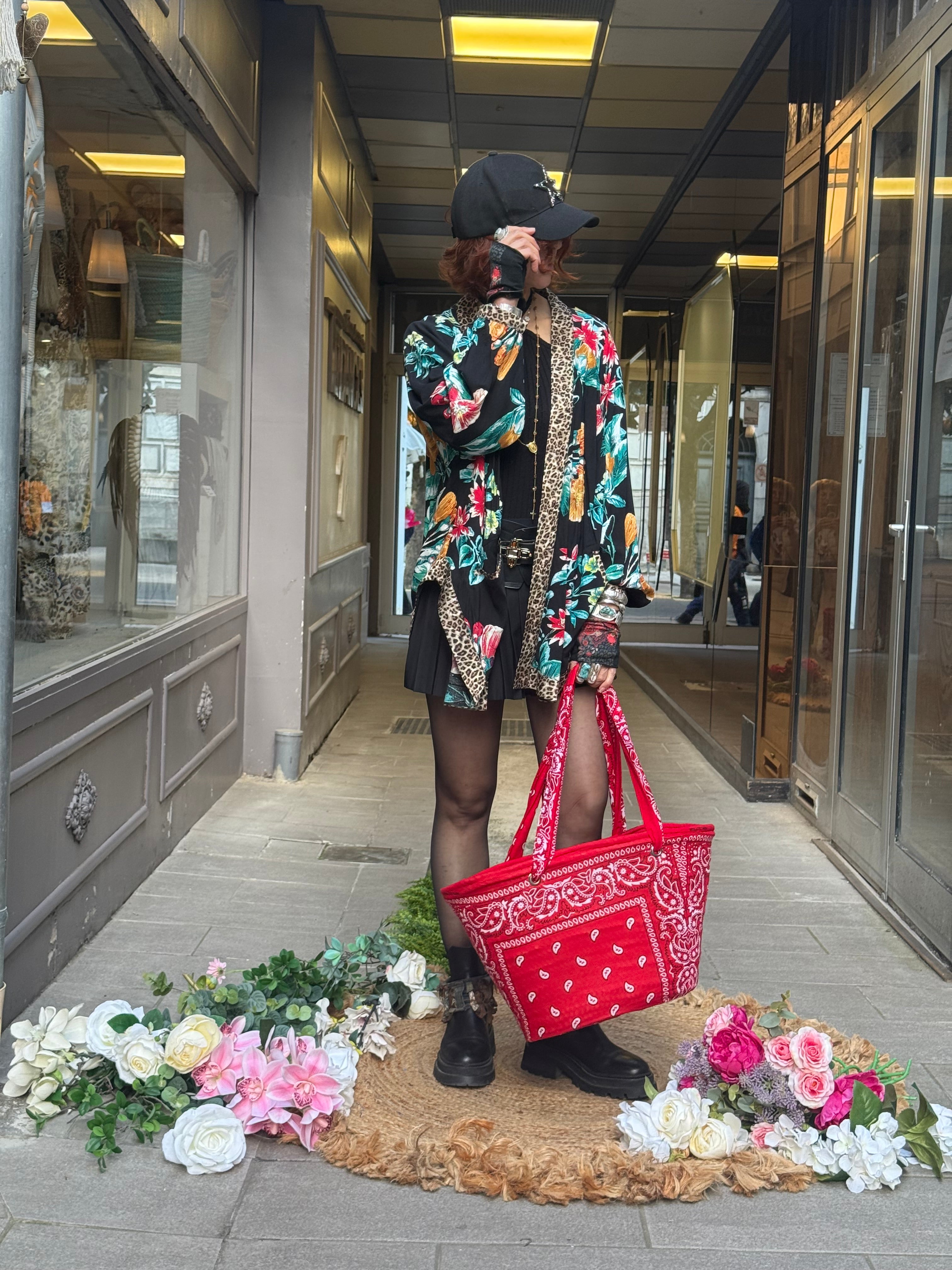 Kimono court Fleur de Pirate