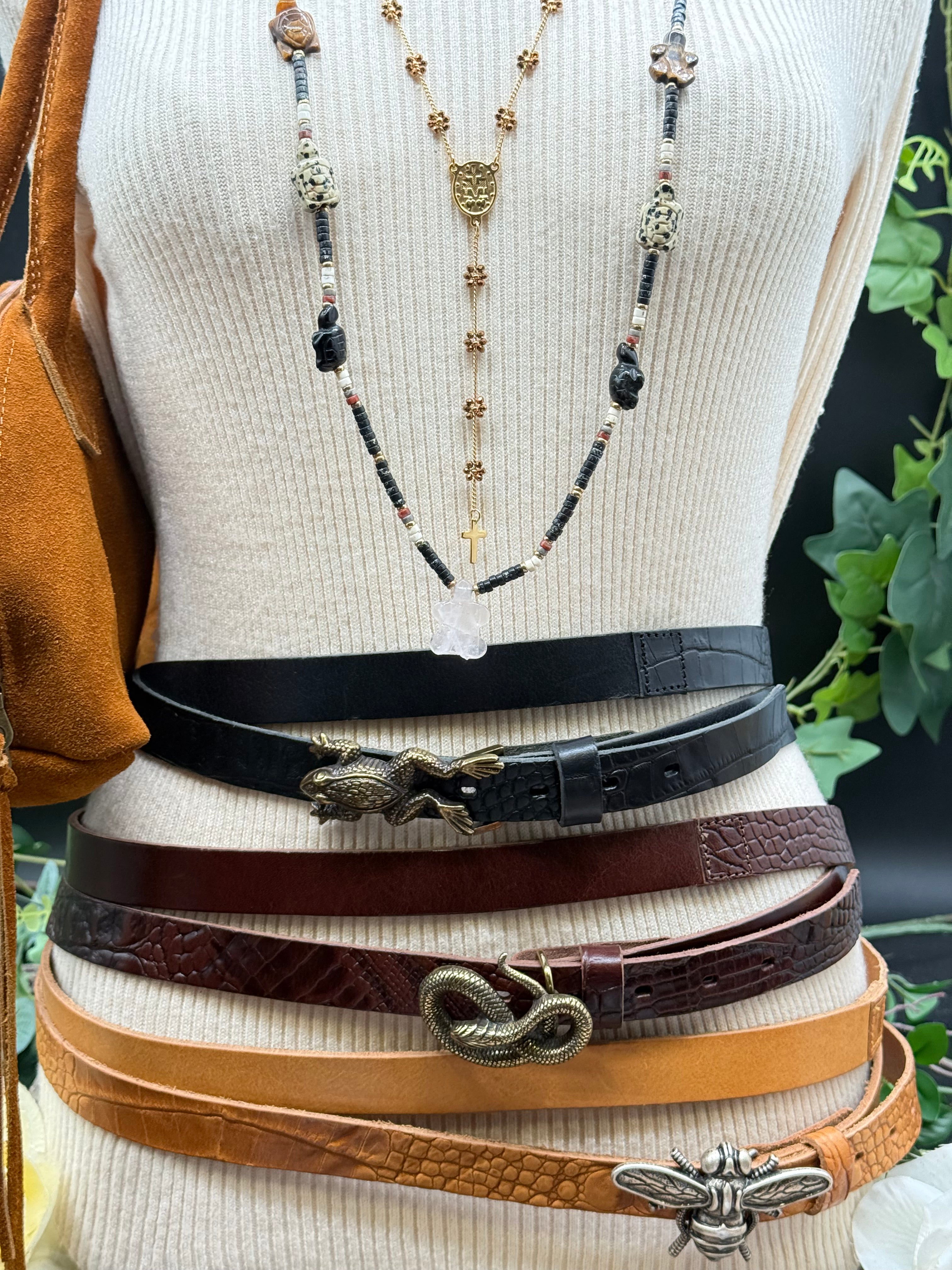 Double Ceinture Cuir Yolète