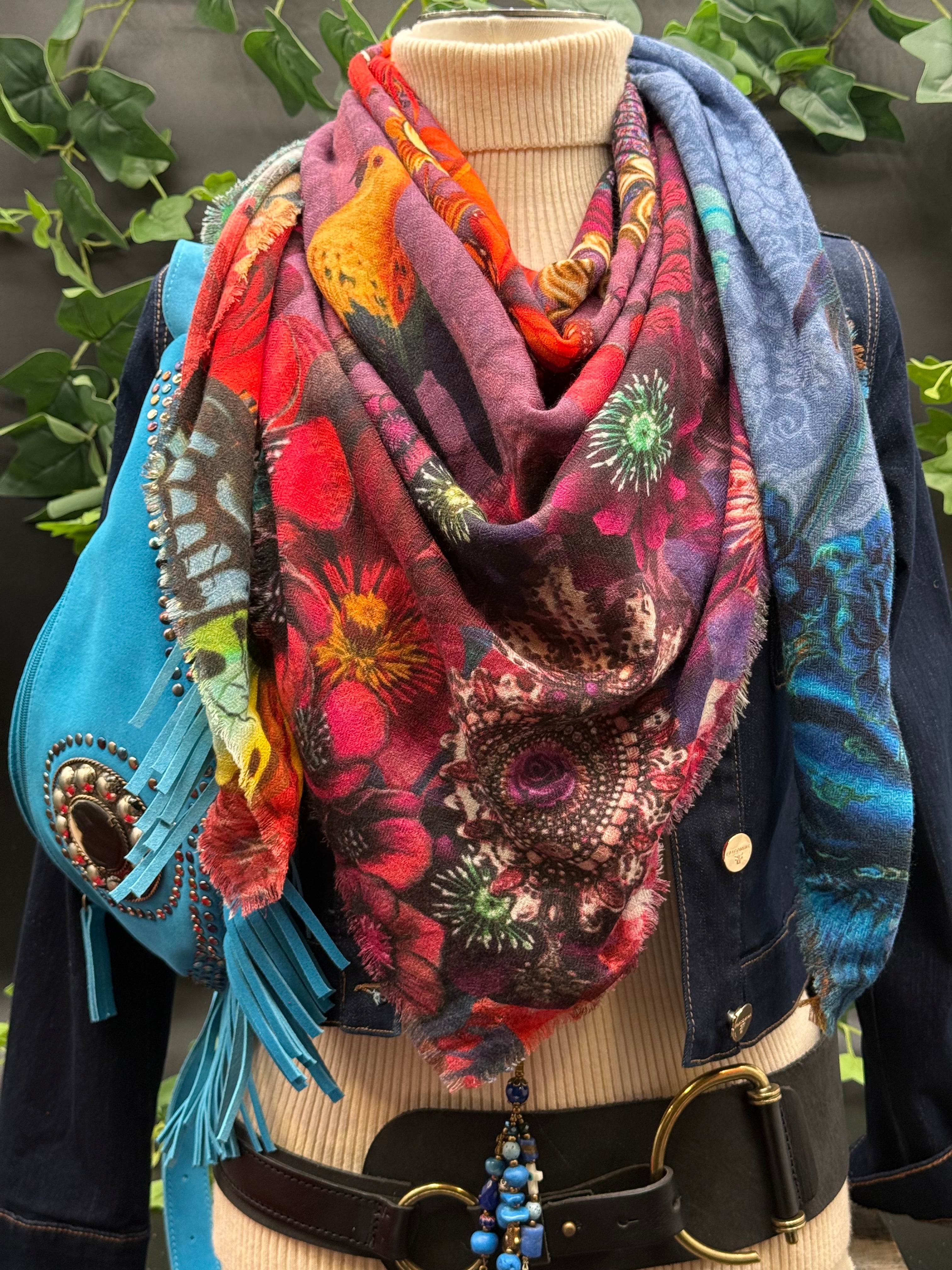 Grand Carré Cachemire Brokante