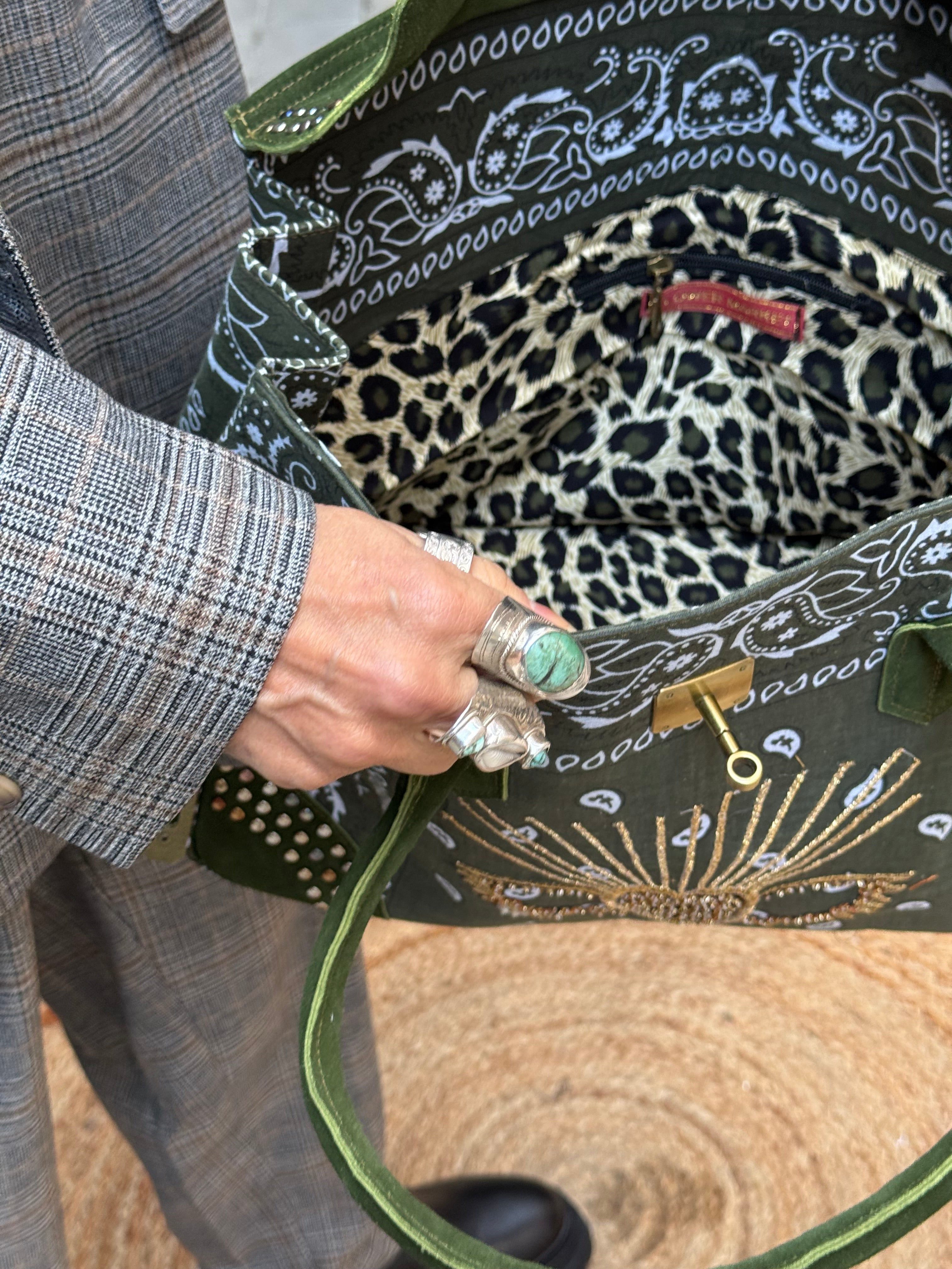 Sac Kelly Bandana Flower Market