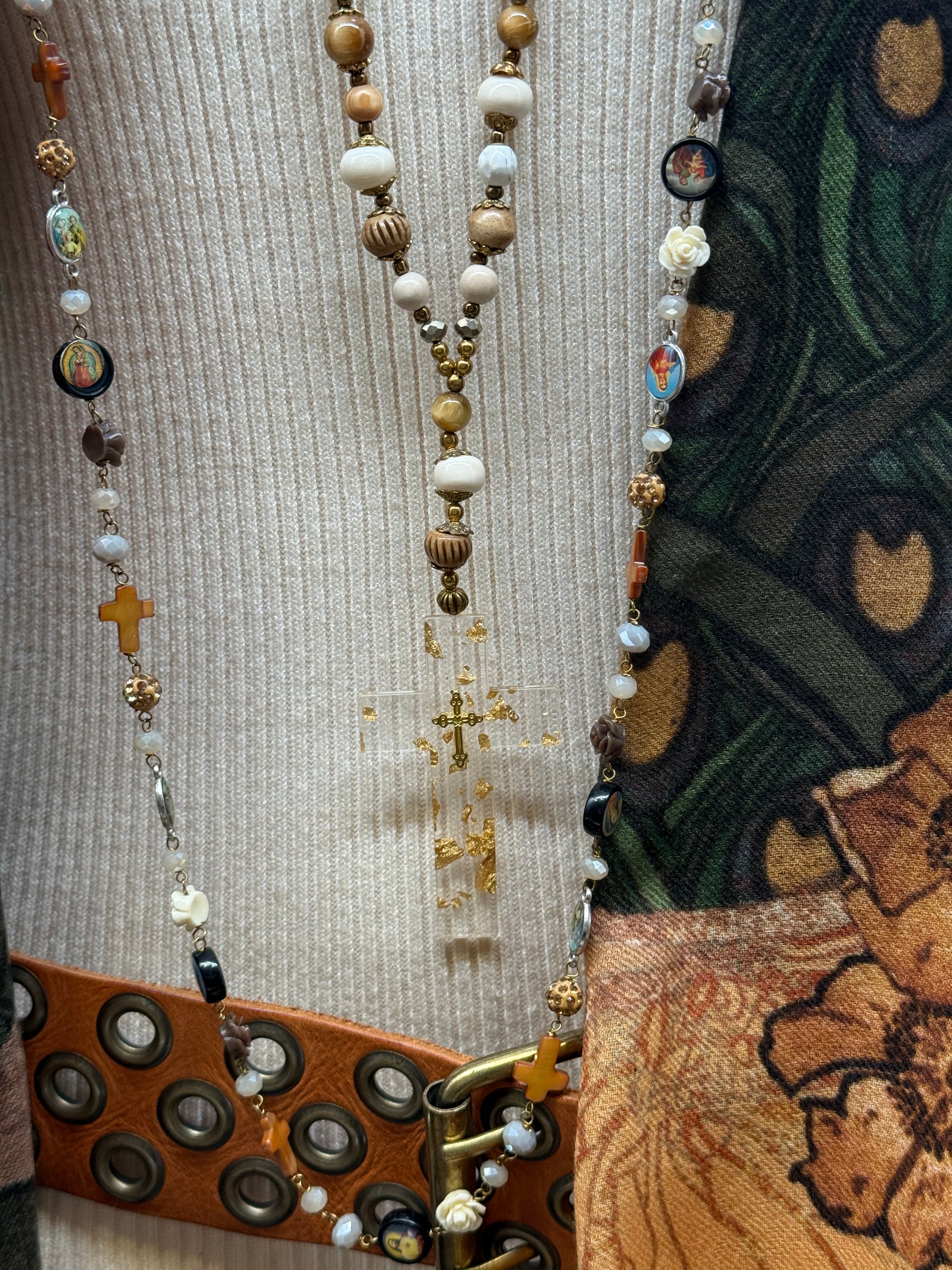 Sautoir T’as vu la Vierge!?