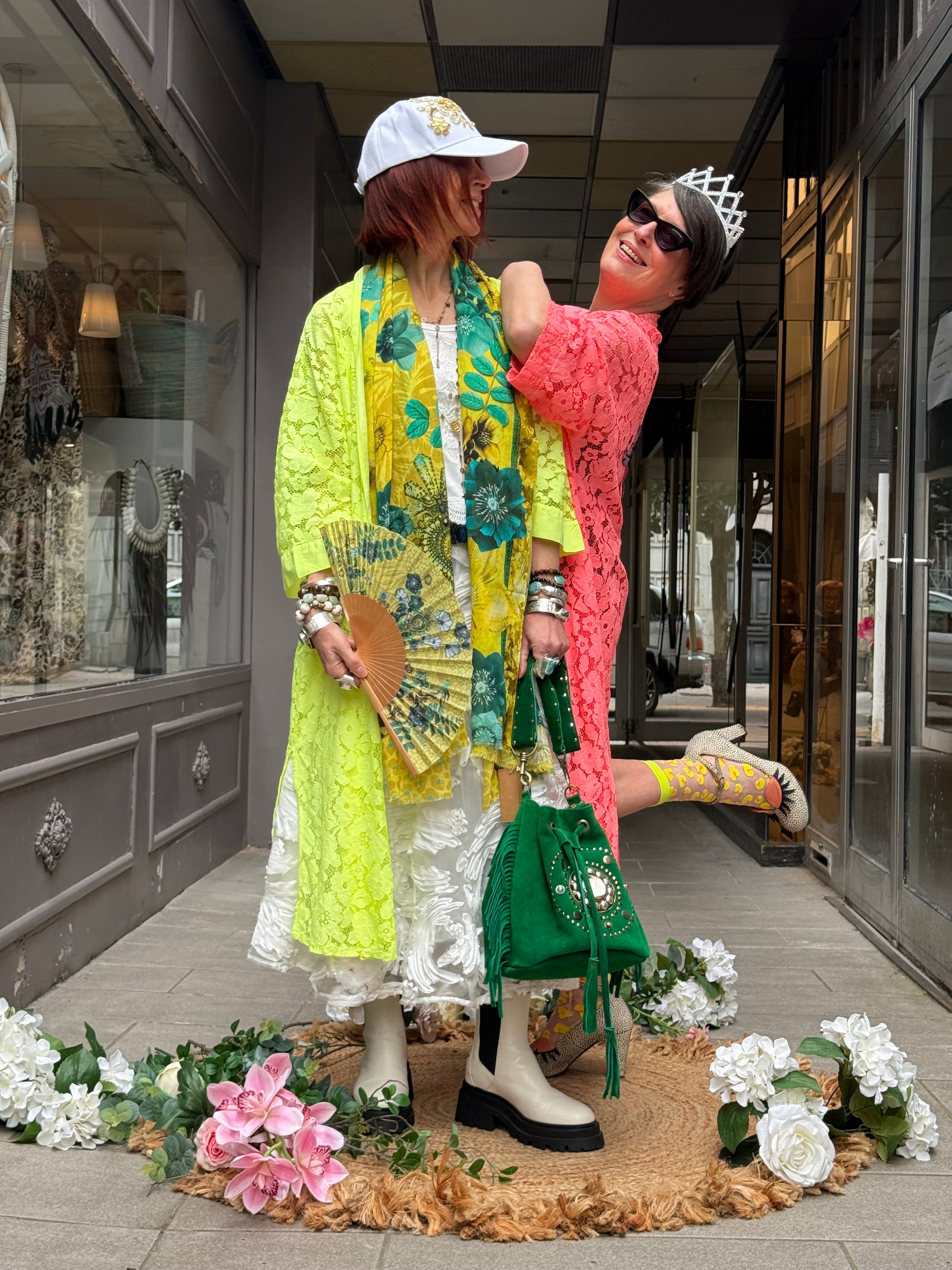 Éventail Amulette Citron Brokante