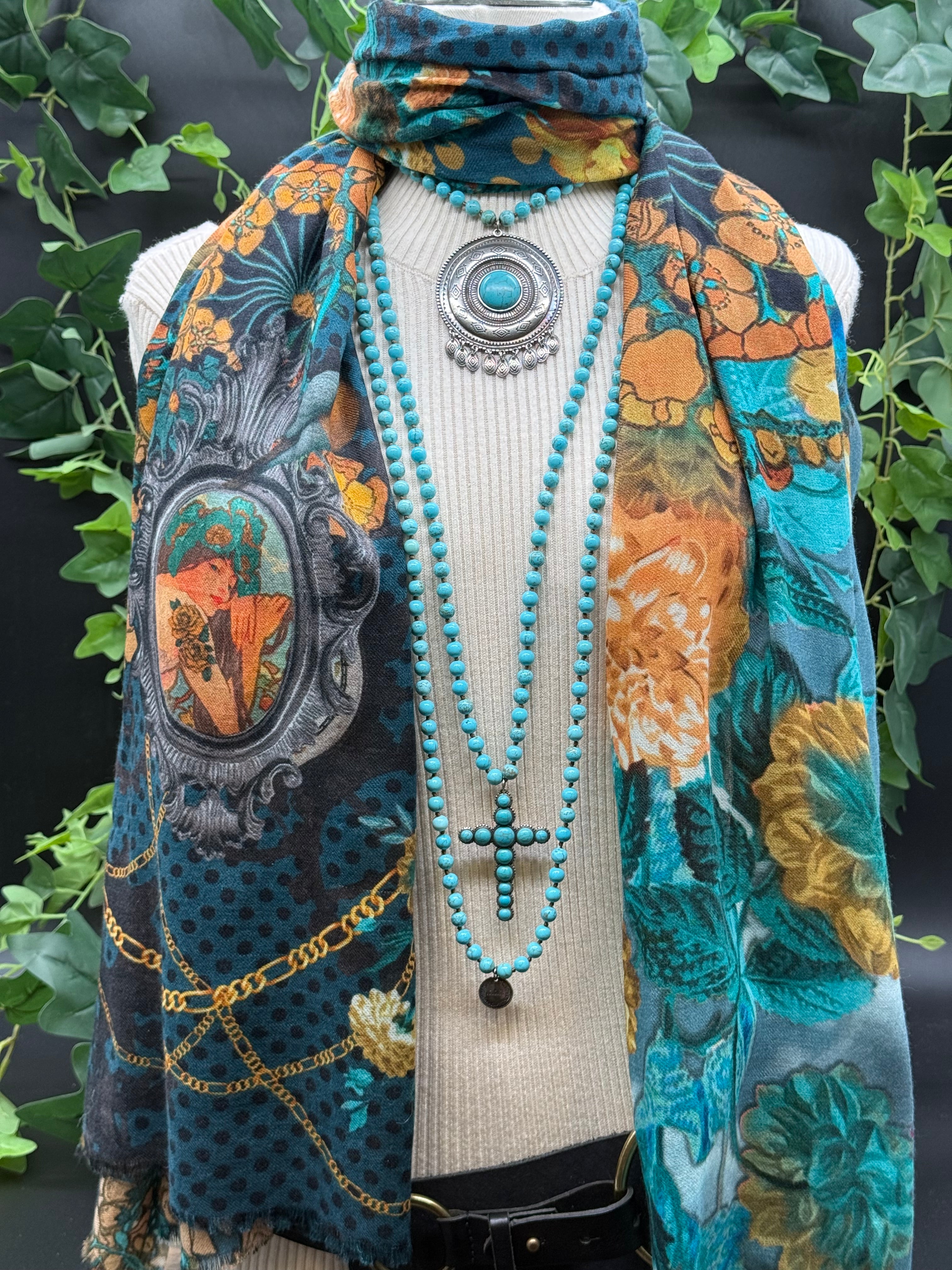 Écharpe Cachemire Brokante