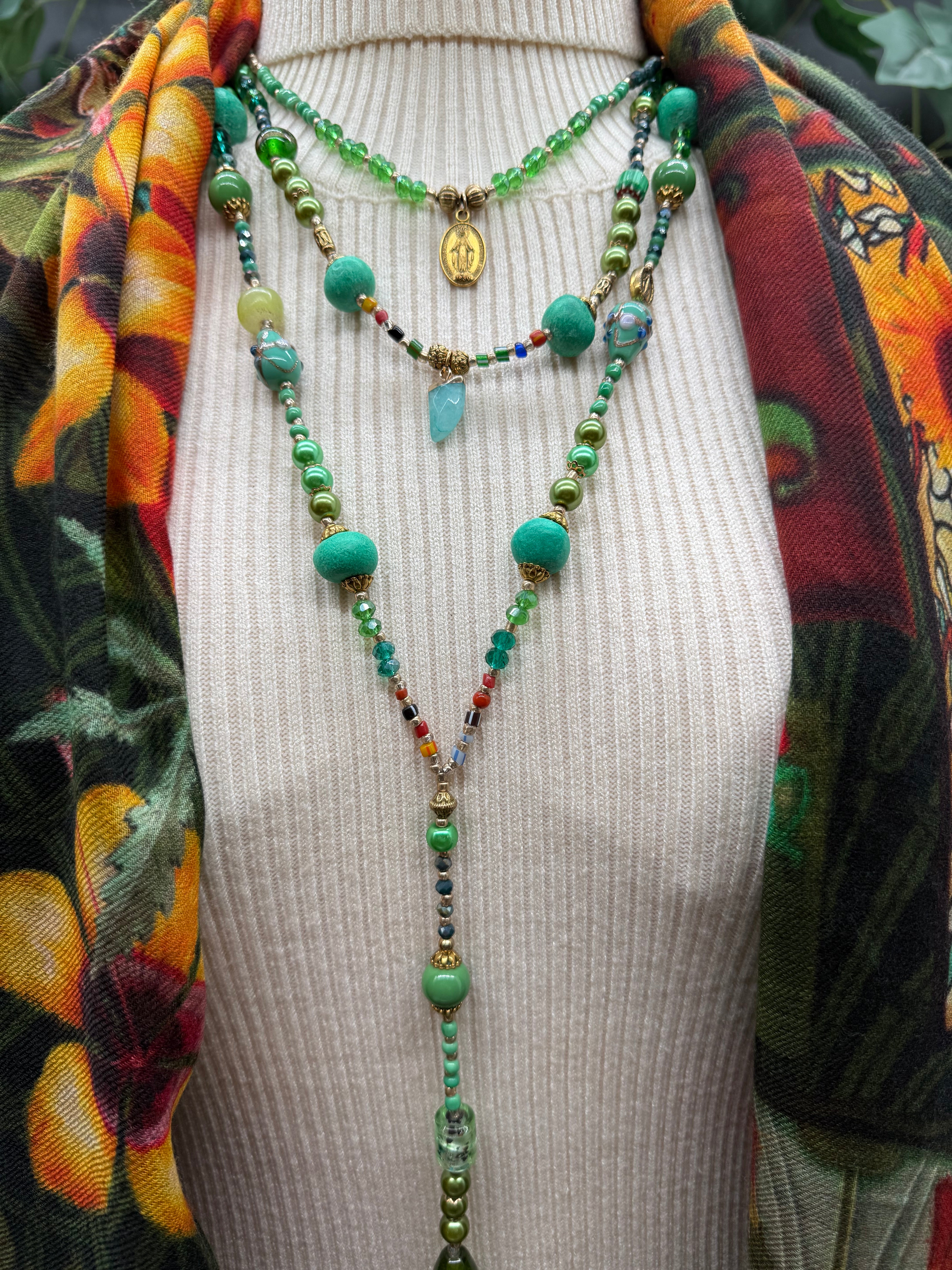 Sautoir T’as vu la Vierge!?