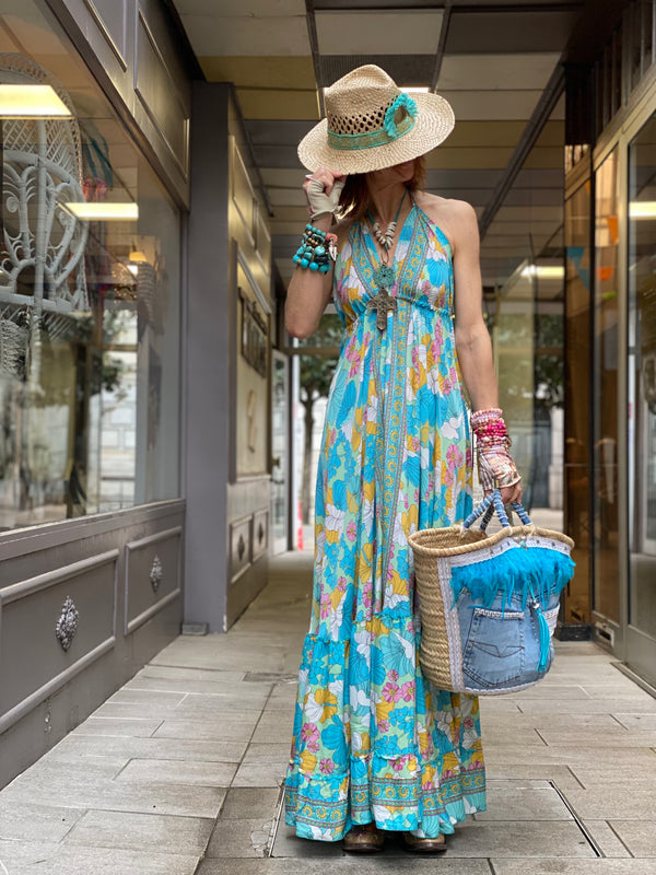 Robe dos nu Bora Flower Nomad Sissi