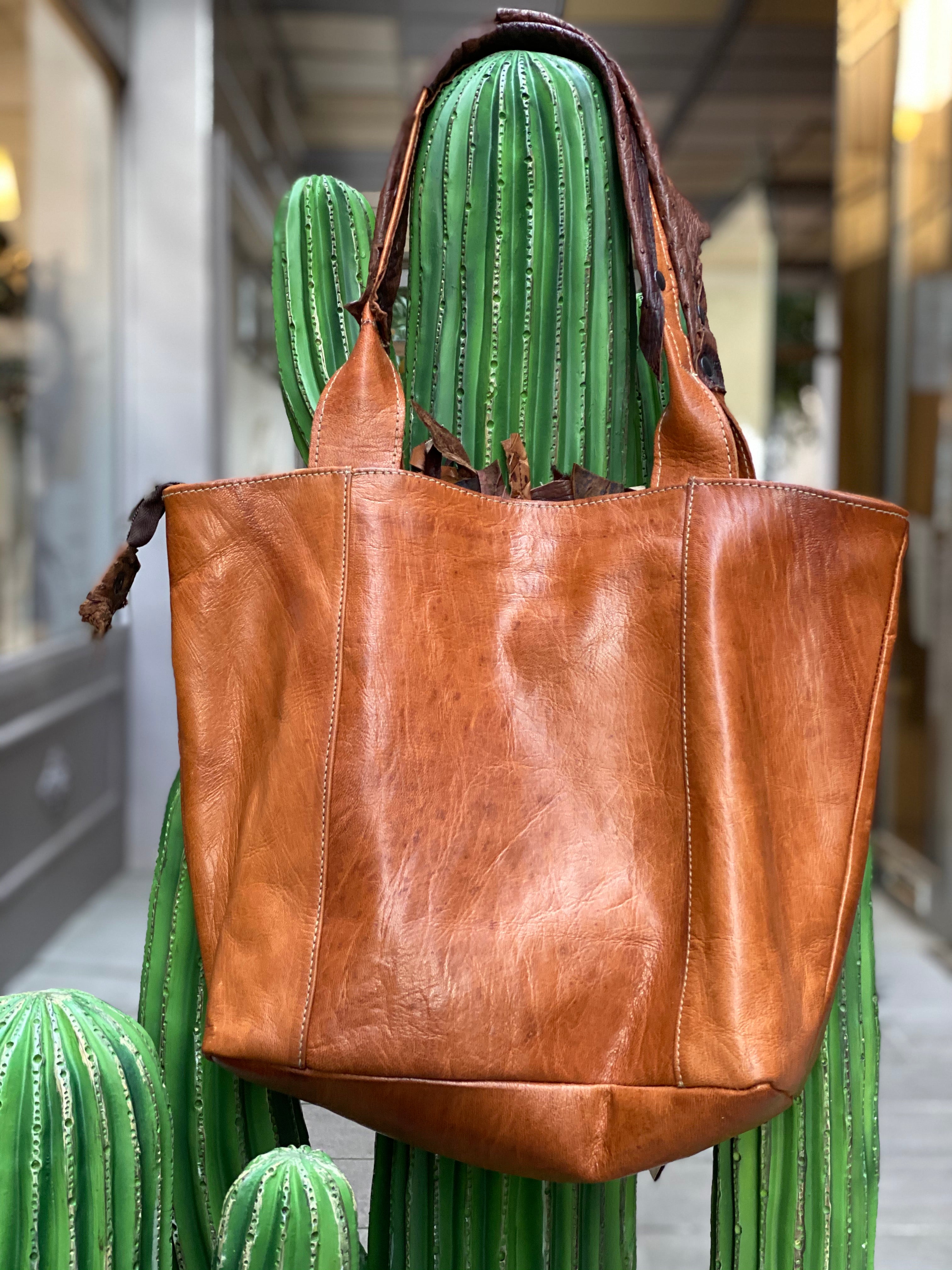 Iguan/Atypikskin leather bag
