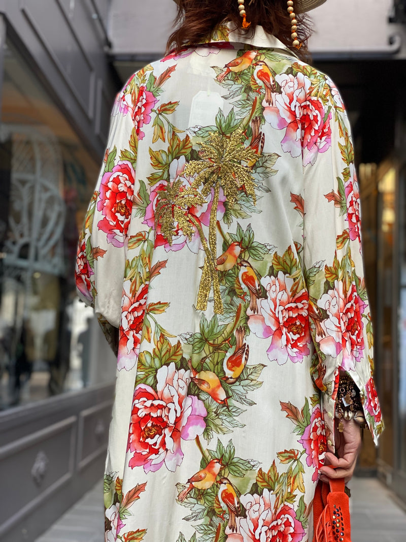 Chemise longue Fleur de Pirate