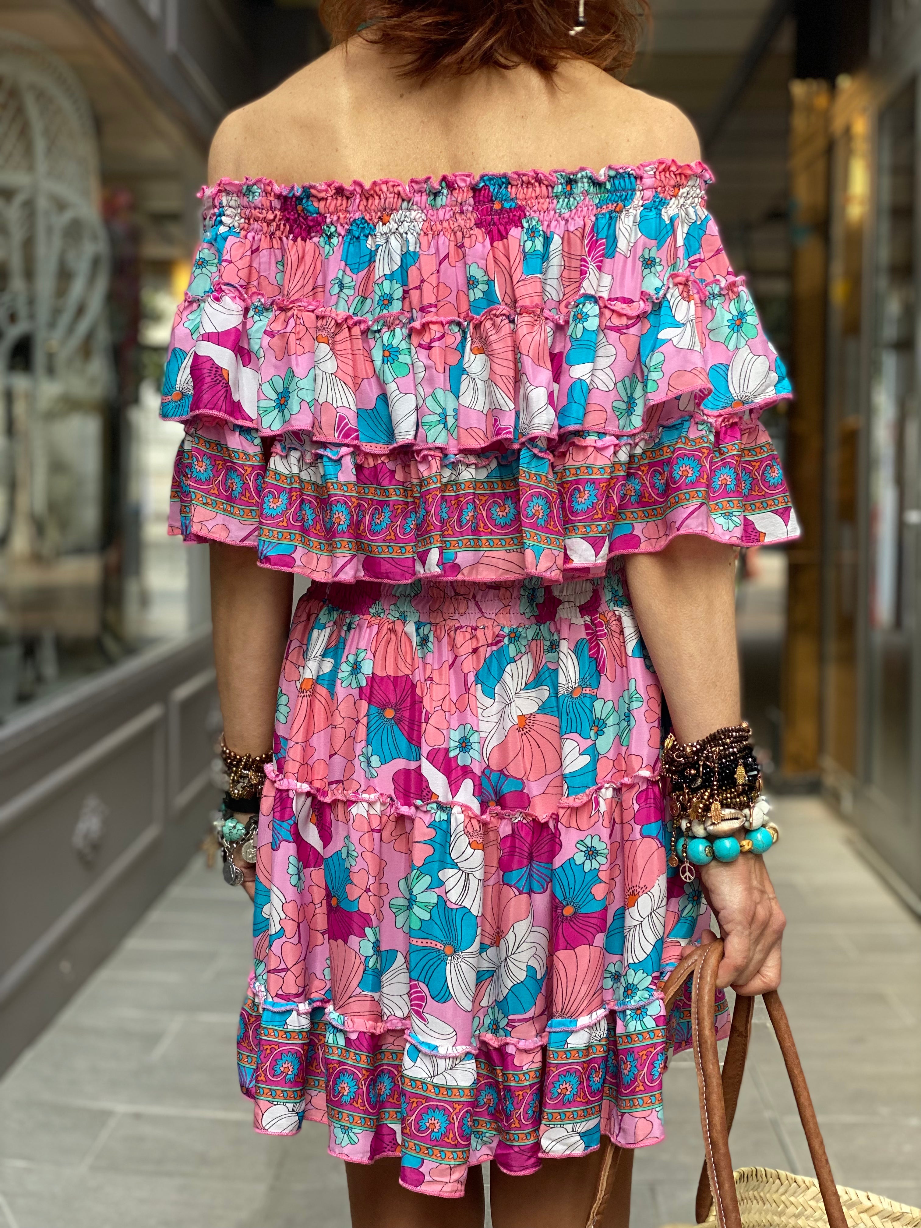 Antigua Flower Nomad Sissi Dress