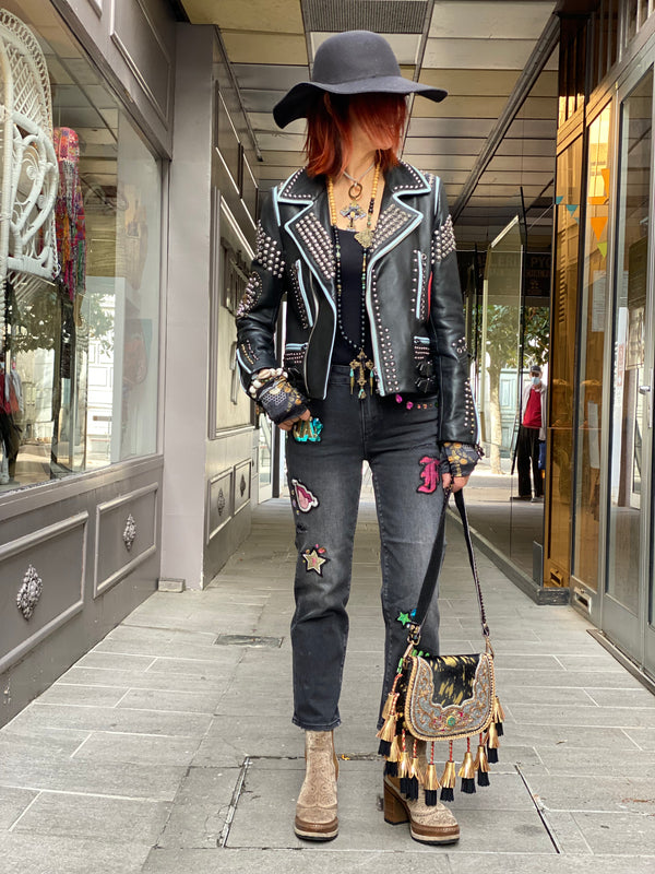 Jean Vintage Black Fracomina