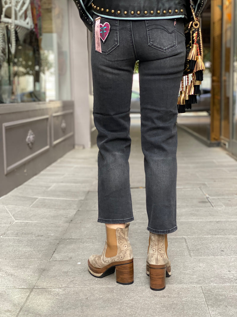 Jean Vintage Black Fracomina