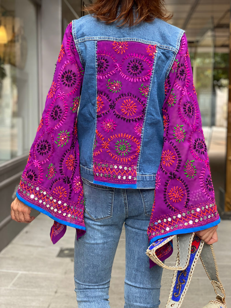 Veste Jean Phulkari Mamz’elle Zoé
