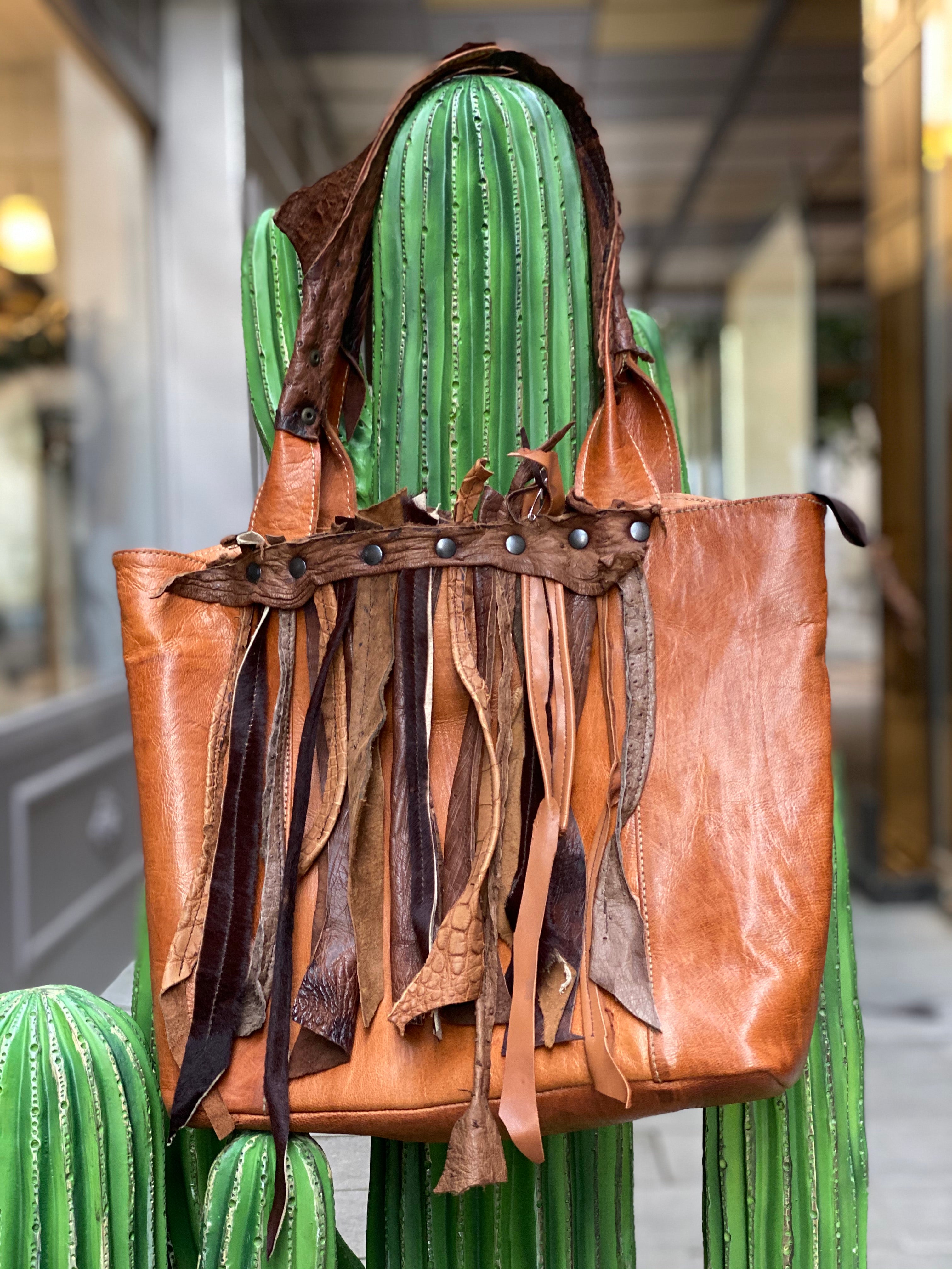 Iguan/Atypikskin leather bag