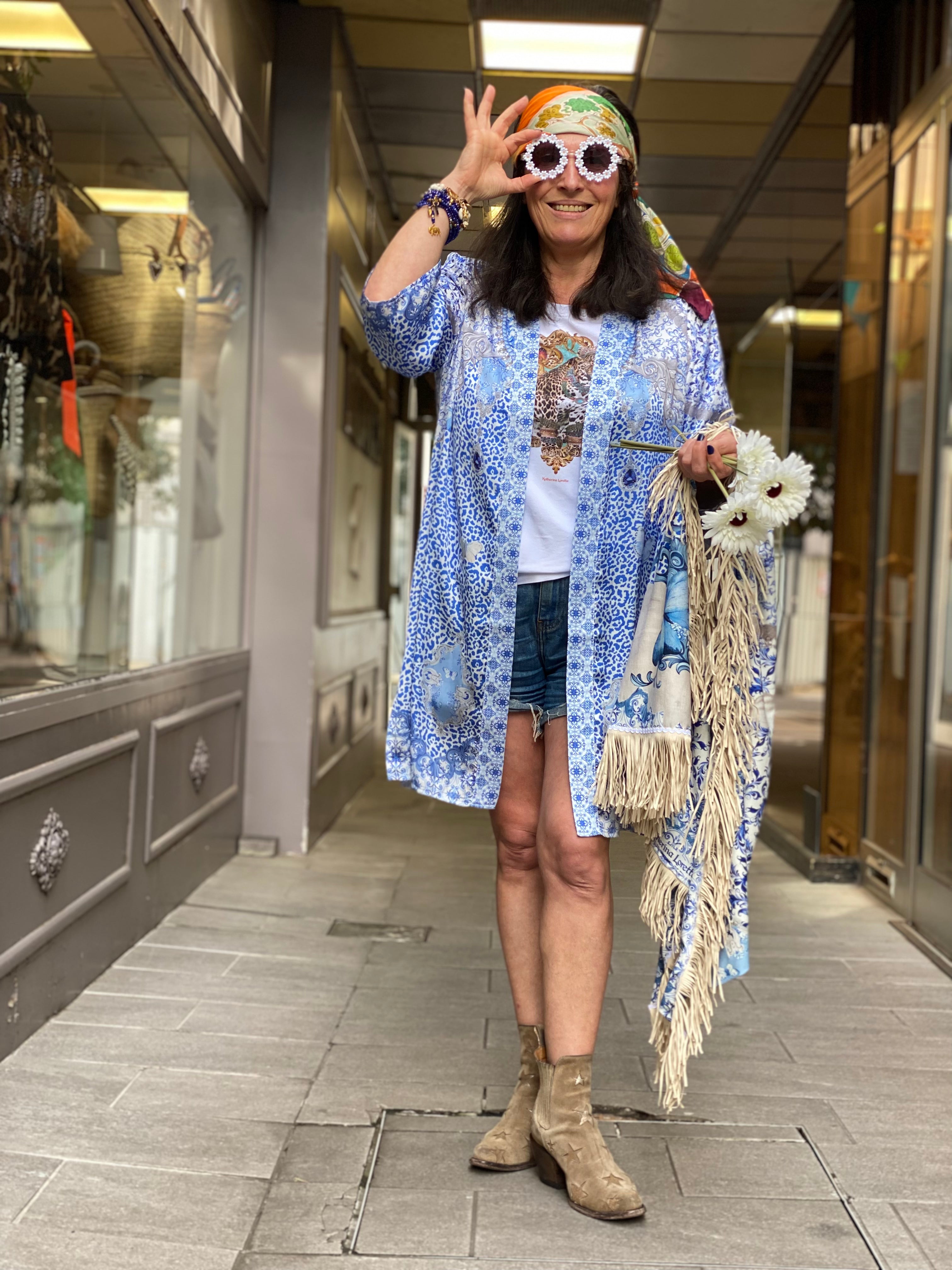 Blue Spirit Kimono Katherina Loretta