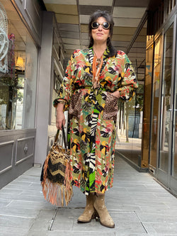 Kimono Long Fleur de Pirate