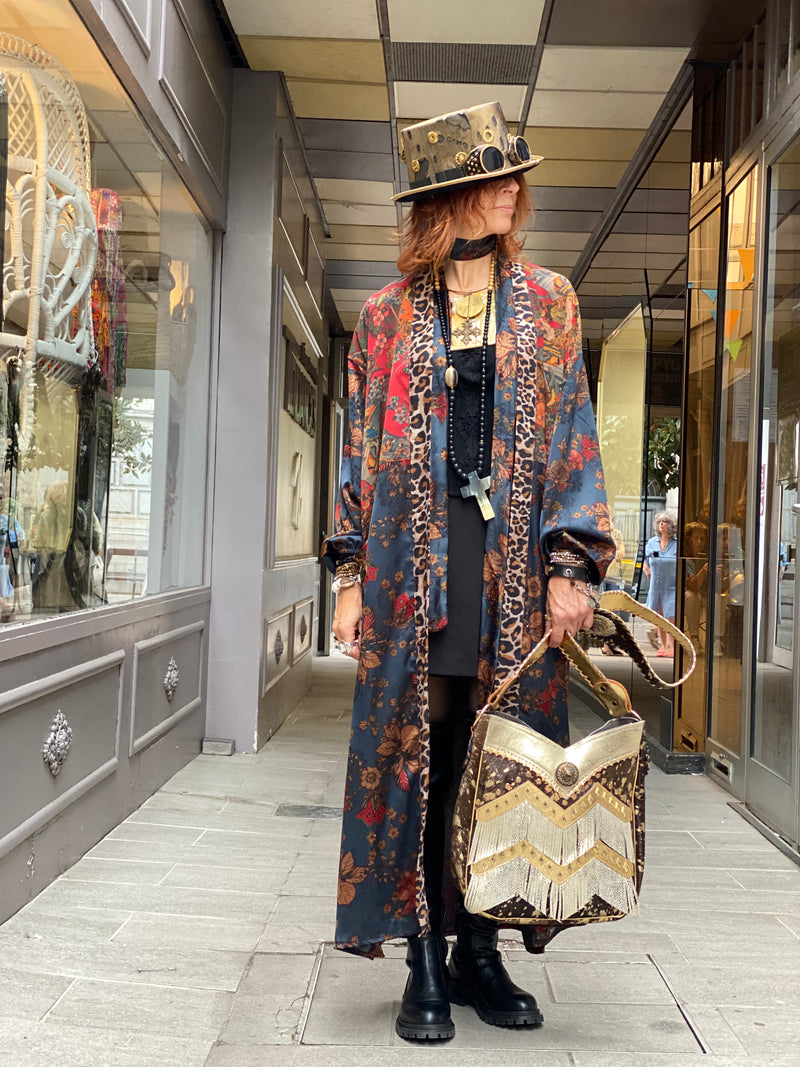 Kimono Long Fleur de Pirate