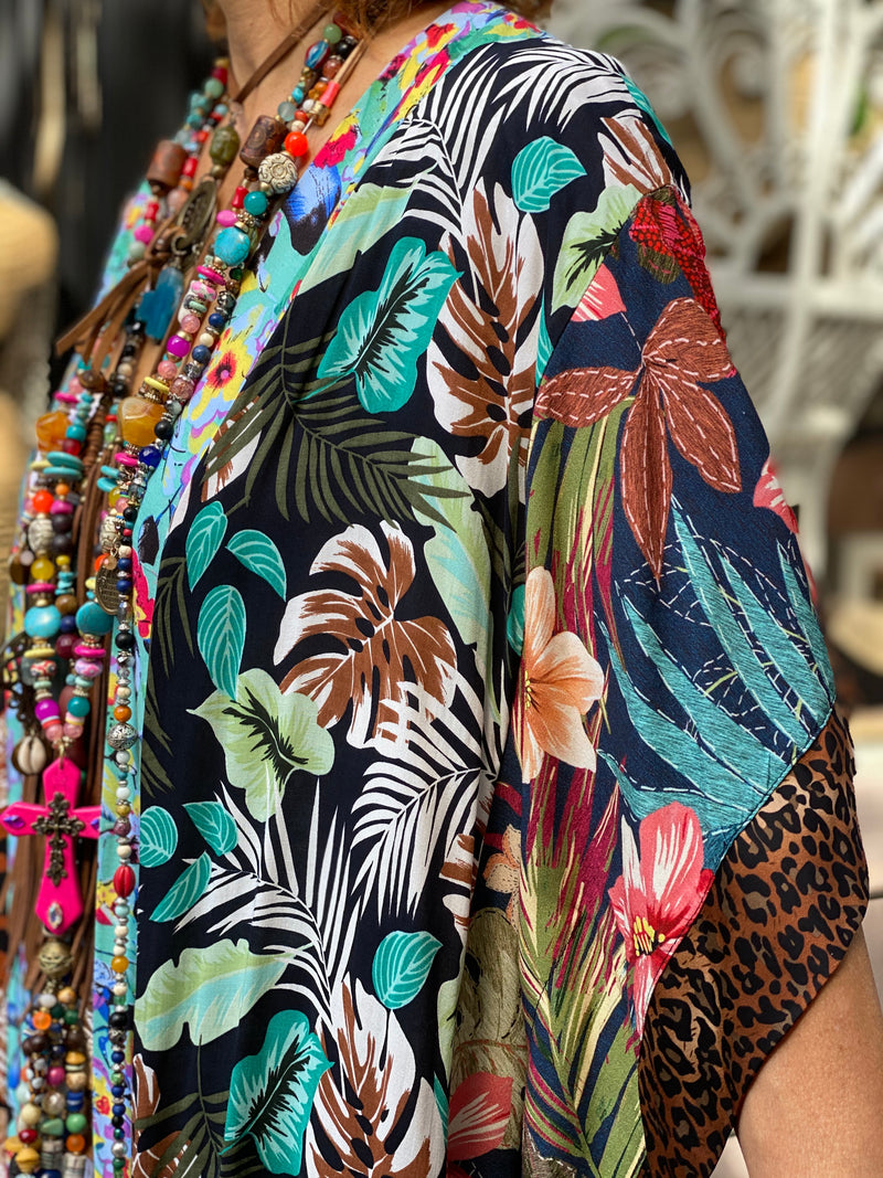 Kimono Long Fleur de Pirate