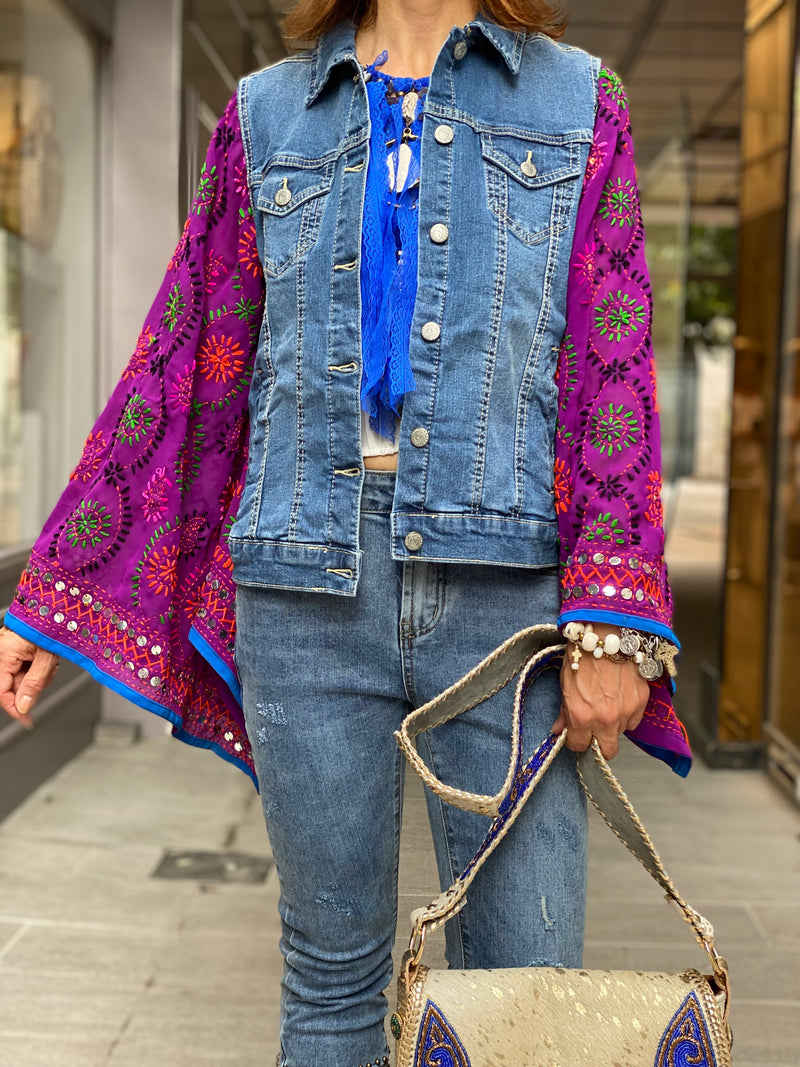 Veste Jean Phulkari Mamz’elle Zoé