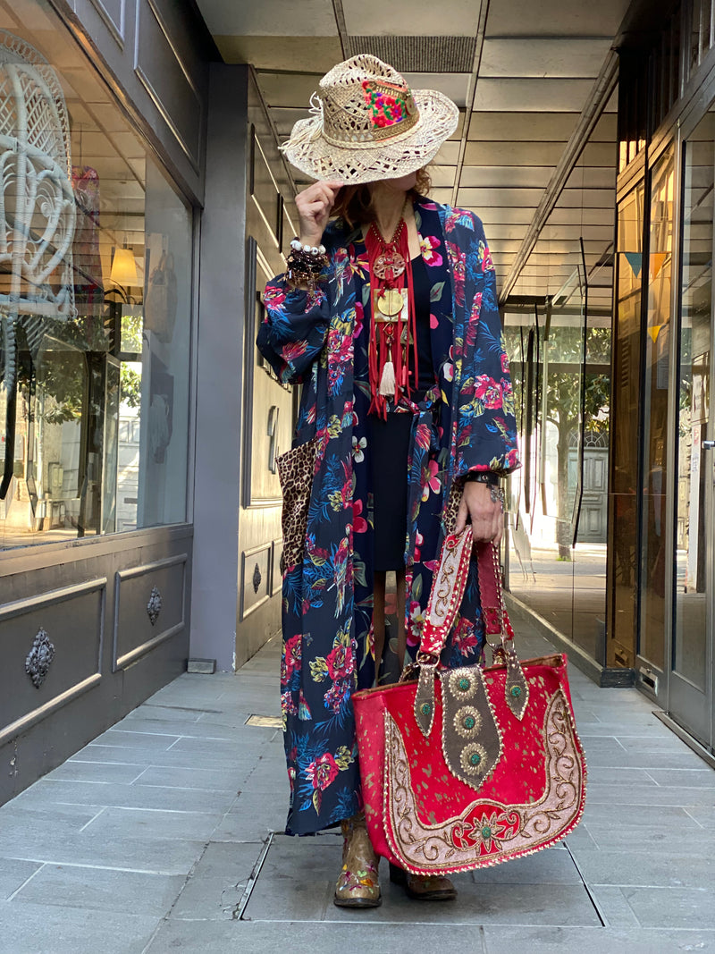 Kimono Long Fleur de Pirate