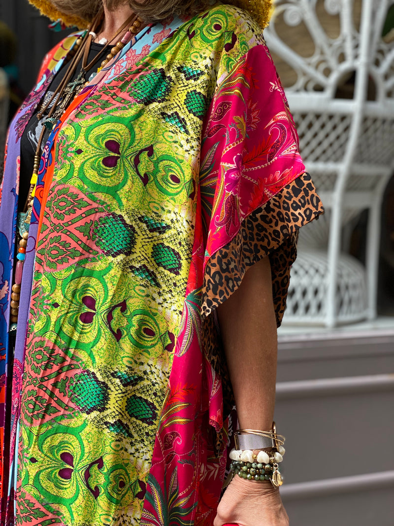 Kimono Long Fleur de Pirate