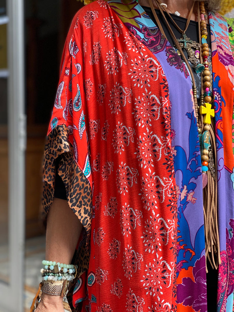 Kimono Long Fleur de Pirate