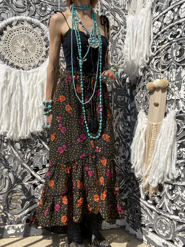 Jupe longue Antheas Black Wild by Amenapih