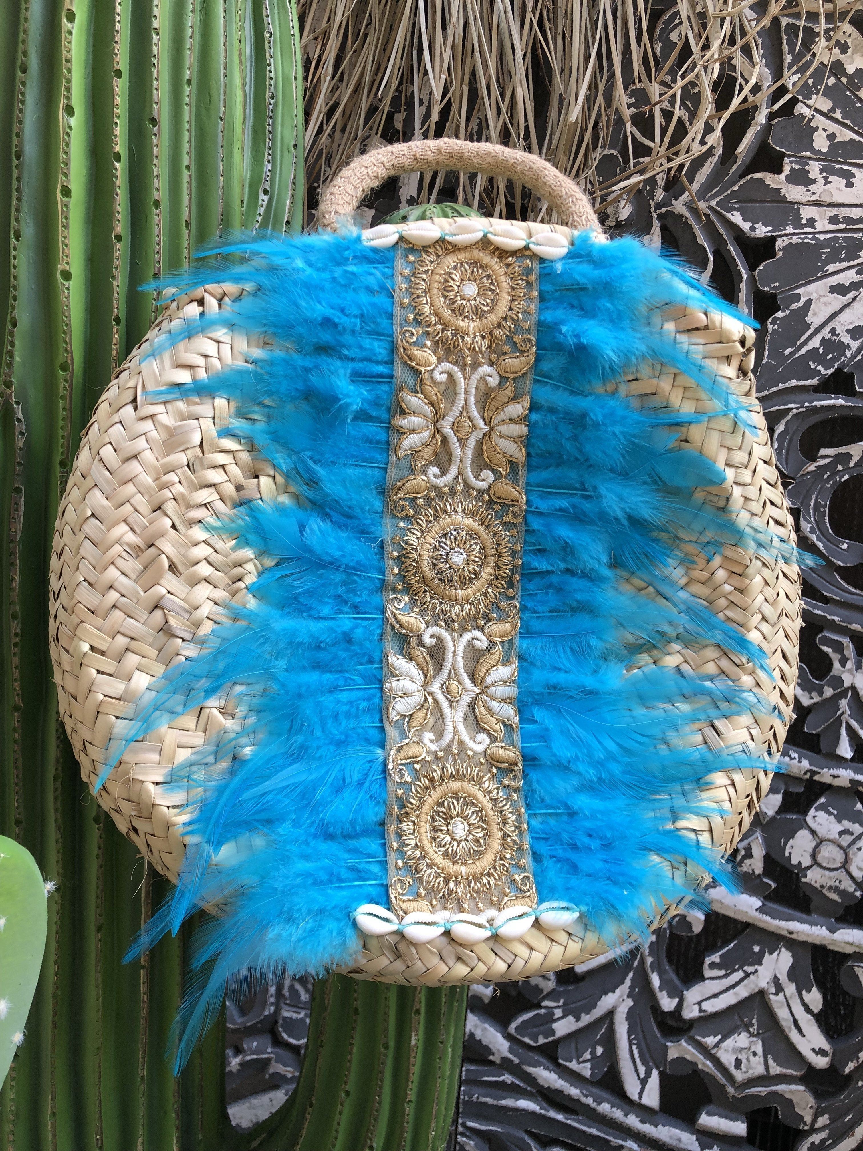 Sissi Feather Basket