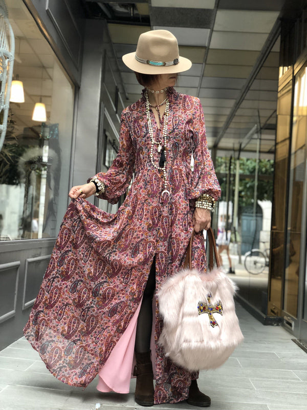Robe Rebecca Pink Amenapih