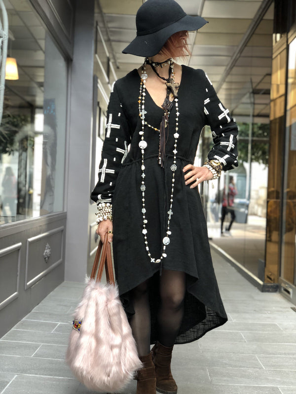 Robe Shagun Black Sundress