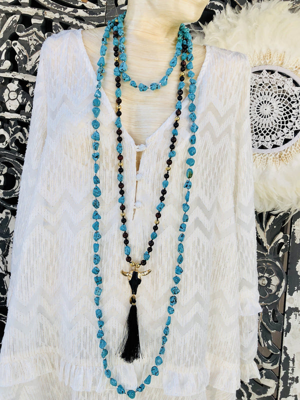 Sautoir Howlite Hypnochic